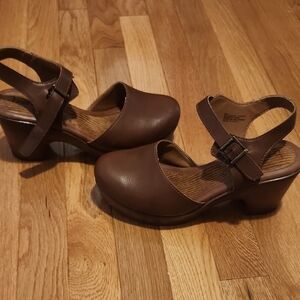b.o.c. Brown Women's Mules with Strap